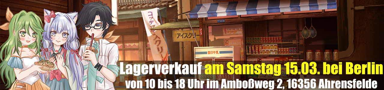 Lagerverkauf von AnimeFanShop.de am 15.03. von 10 bis 18 Uhr im Amboßweg 2 in Ahrensfelde bei Berlin